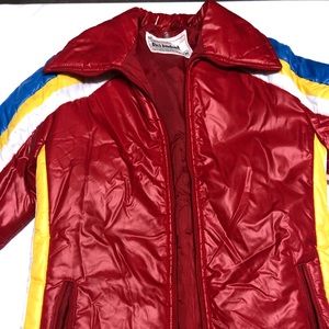 Vintage woman’s ski jacket 1980s style medium